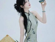 KPL官方解说的解说小鹿，身(shēn)材还是很顶的，旗袍太适合她了！