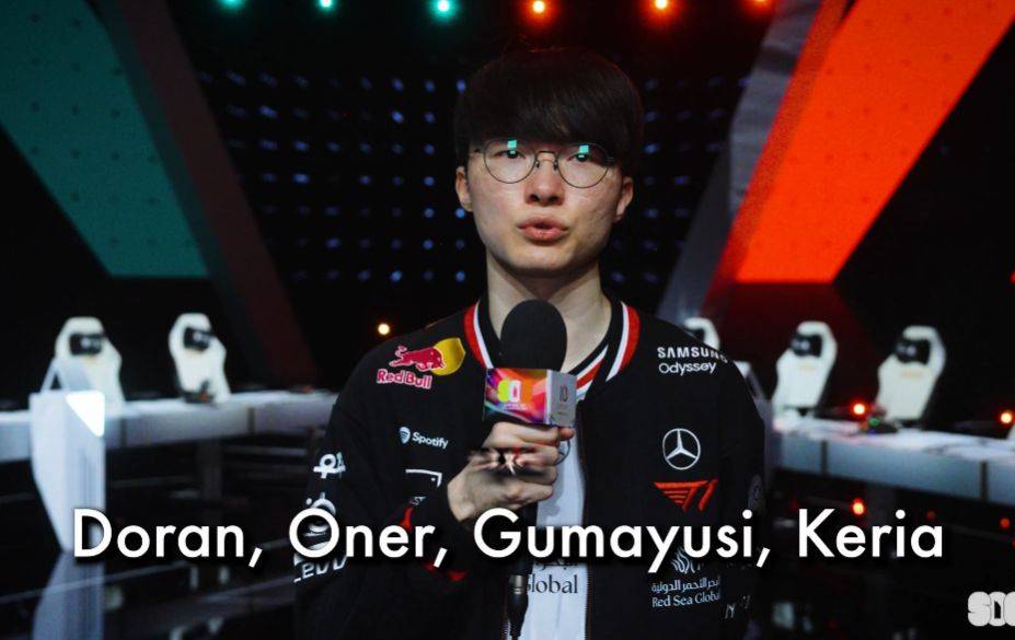 Faker认为T1四(sì)名队友是最强的LOL选手