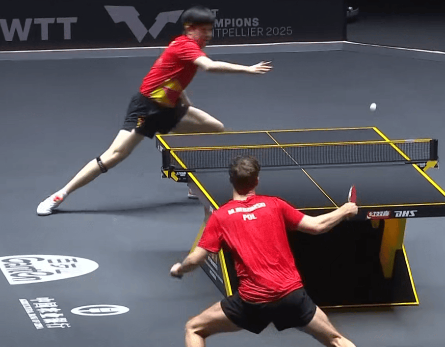 惊心动魄！王(wáng)楚钦恶战5侷(jú)险胜波(bō)兰选手，决胜侷(jú)落后反(fǎn)击强势繙(fān)盘