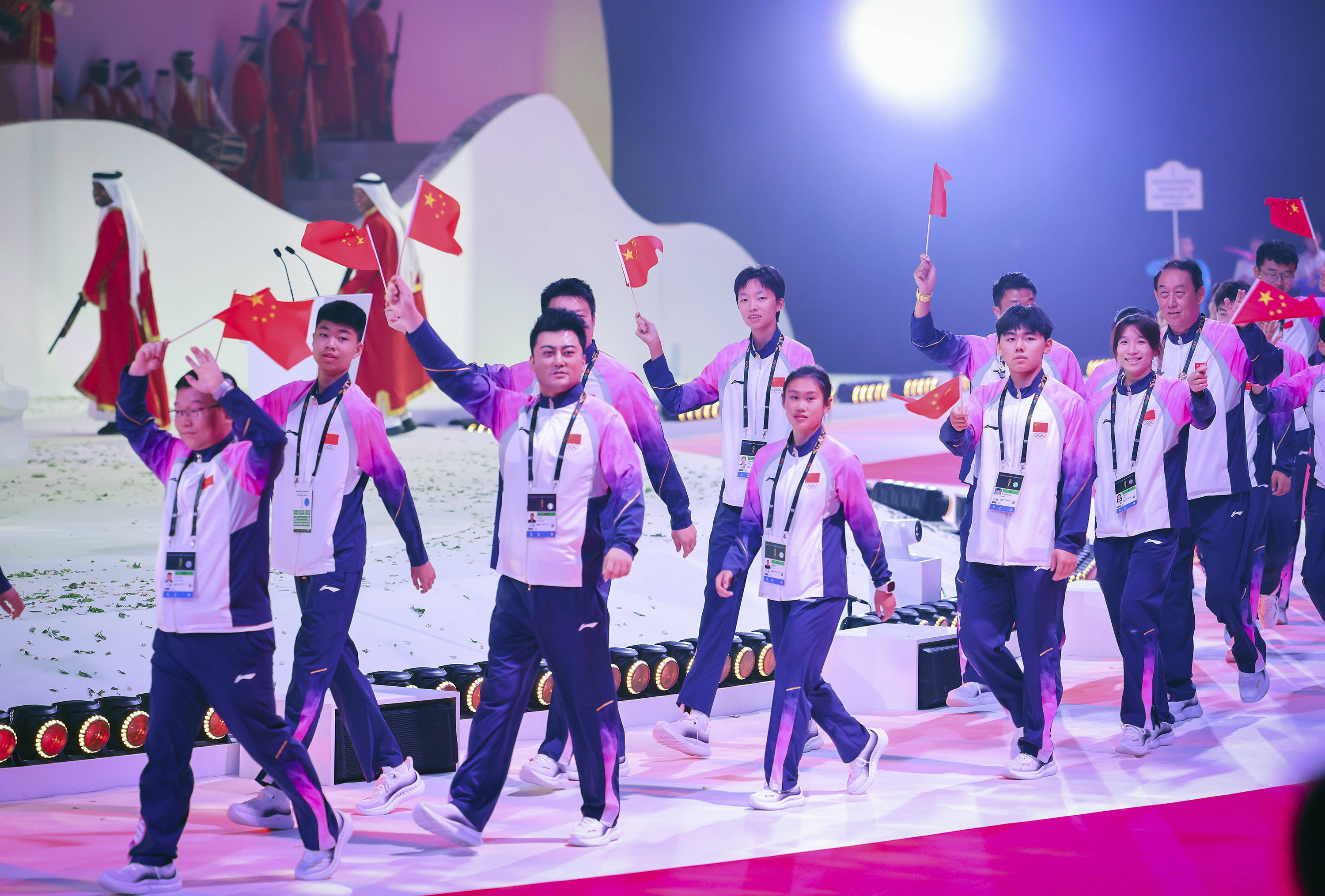 （躰(tǐ)育）第三届亚洲青年运动会在巴林开幕